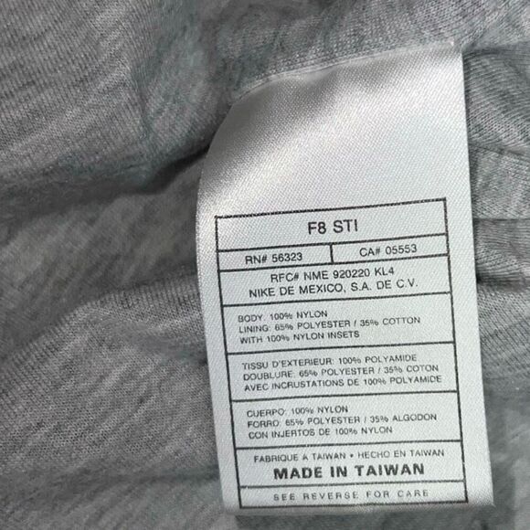 Nike Women’s Black Nylon Snap Up Windbreaker Size Medium 8-10 - Picture 2 of 7